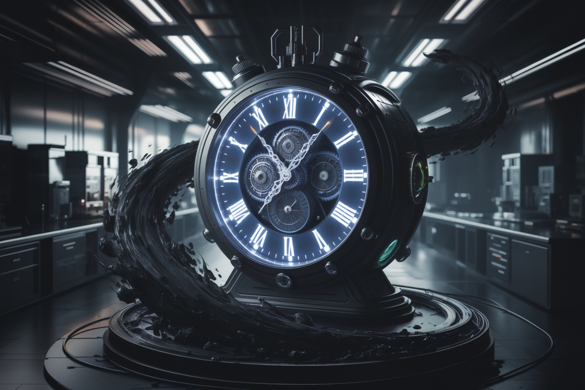 Cette horloge détecte linvisible  un outil naire pour traquer la matière