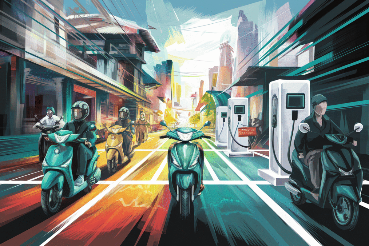 L'Indonésie face à un défi titanesque : interdire 70 millions de motos thermiques pour une mobilité 100% électrique d'ici 2050 LIndonésie face à un défi titanesque interdire 70 millions de motos