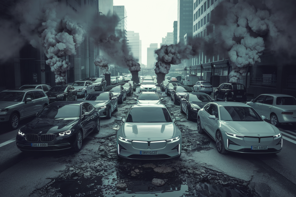 Pollution automobile : chaque trajet empoisonne l'air et l'eau, les voitures électriques aussi sous surveillance environnementale Pollution automobile chaque trajet empoisonne lair et leau les voitures électriques