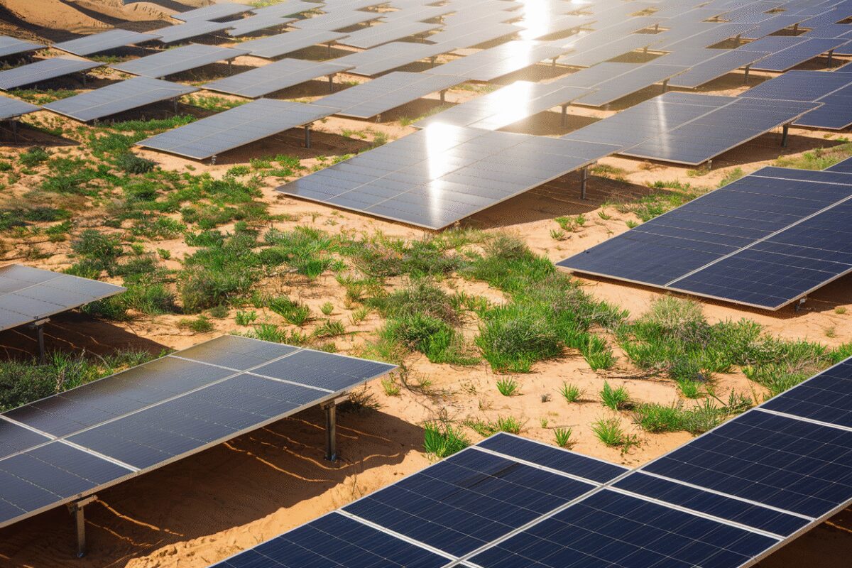 Déserts transformés en oasis : Comment des chercheurs utilisent les panneaux solaires pour faire reverdir les écosystèmes arides