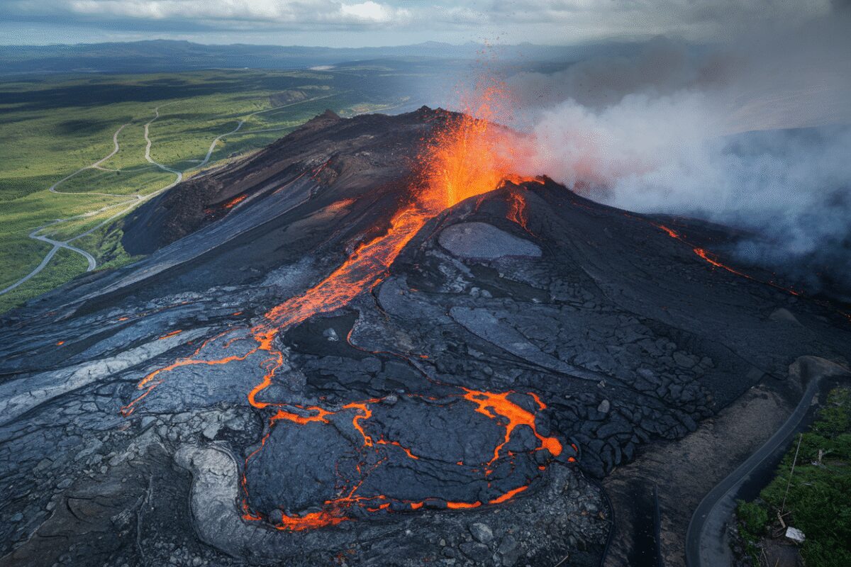Les secrets des volcans révélés : Comment leurs éruptions transforment mystérieusement la roche en gisements d'or précieux sous nos pieds