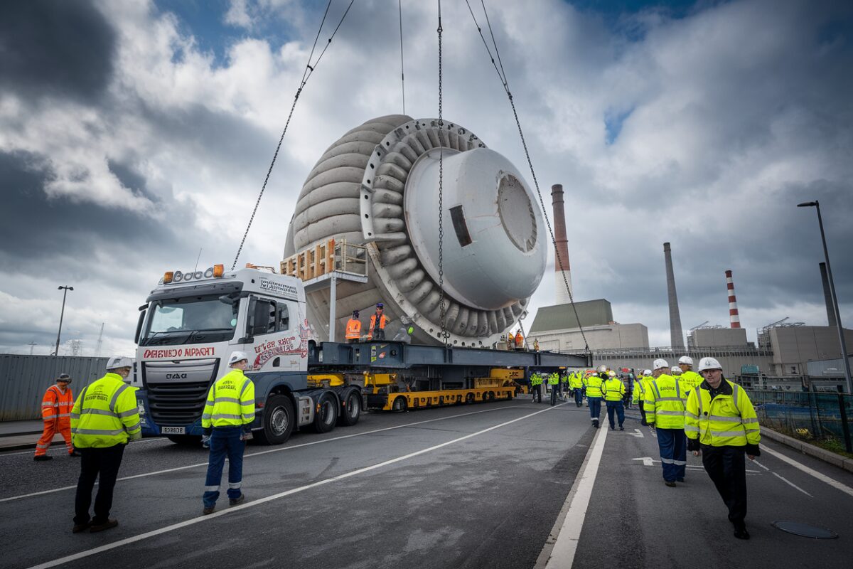 image-20251206-697644 Transport d'un composant nucléaire de 500 tonnes vers Hinkley Point C.