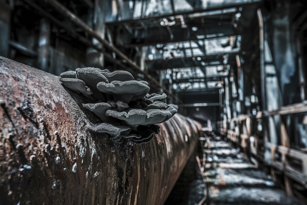 Champignon noir dans le réacteur 4 de Tchernobyl